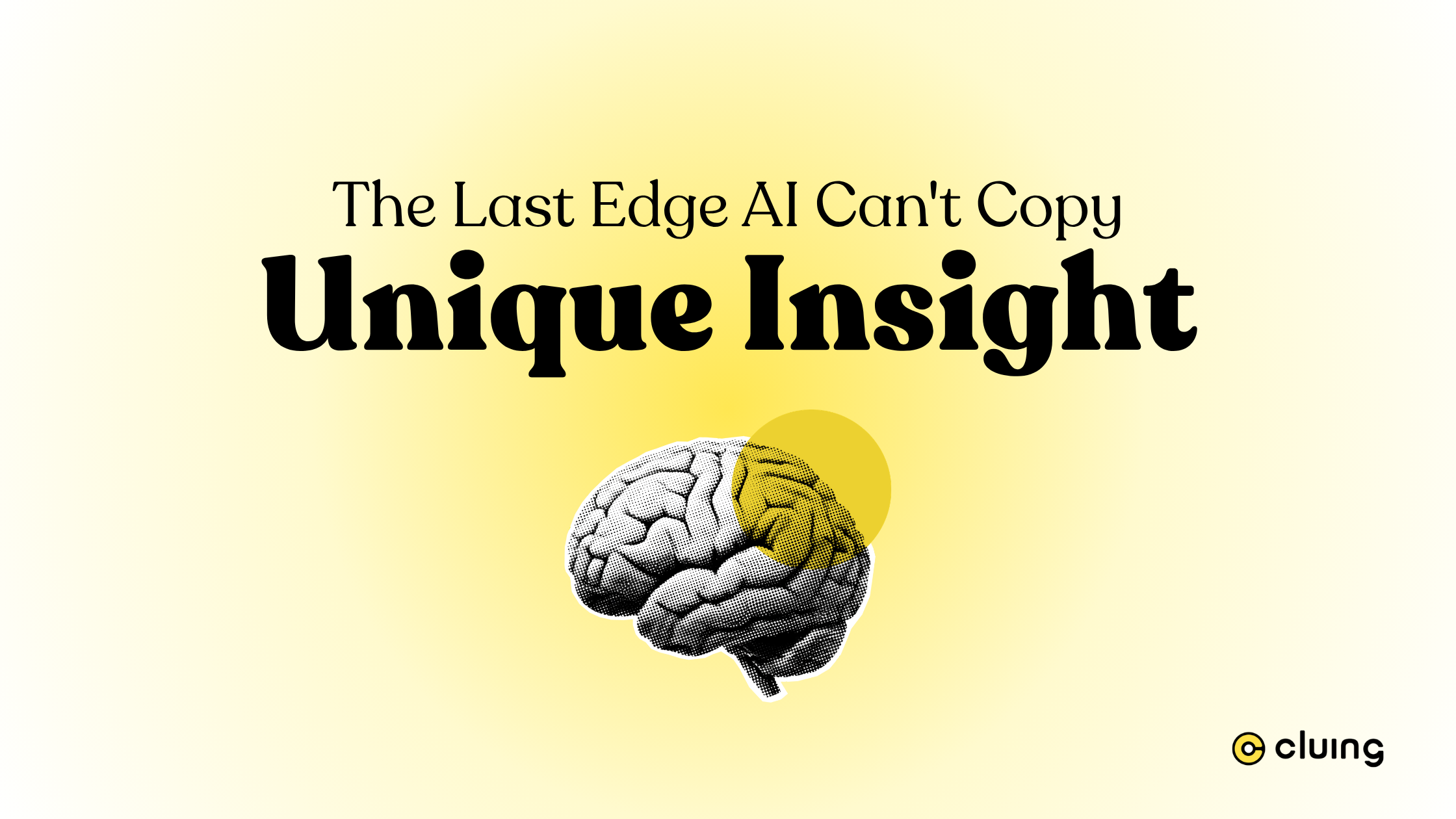 Unique Insights as a Competitive Advantage 2026 - How Knowing More and Having a Unique Perspective Wins