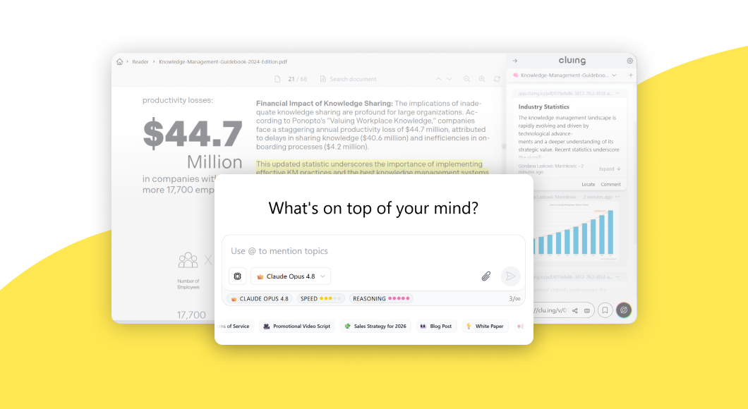 Chat With Your Unique  Knowledge - Ask Anything About Your PDFs, Notes, and Insights