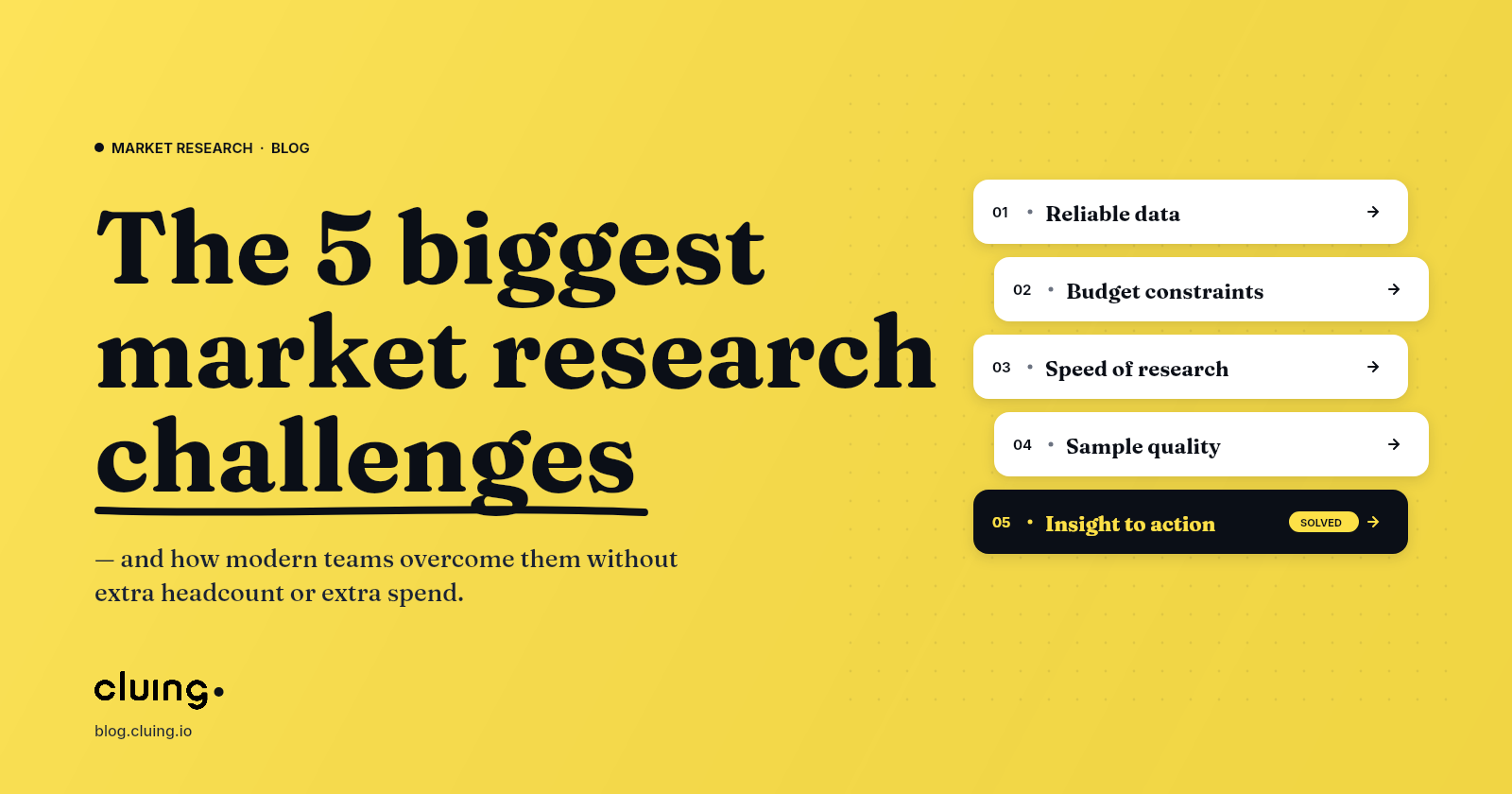 Top Market Research Challenges - And How to Overcome Them [2025]