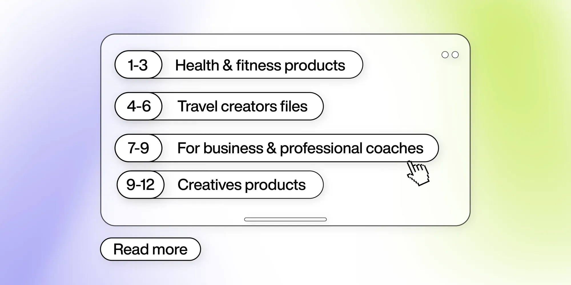 list of ideas