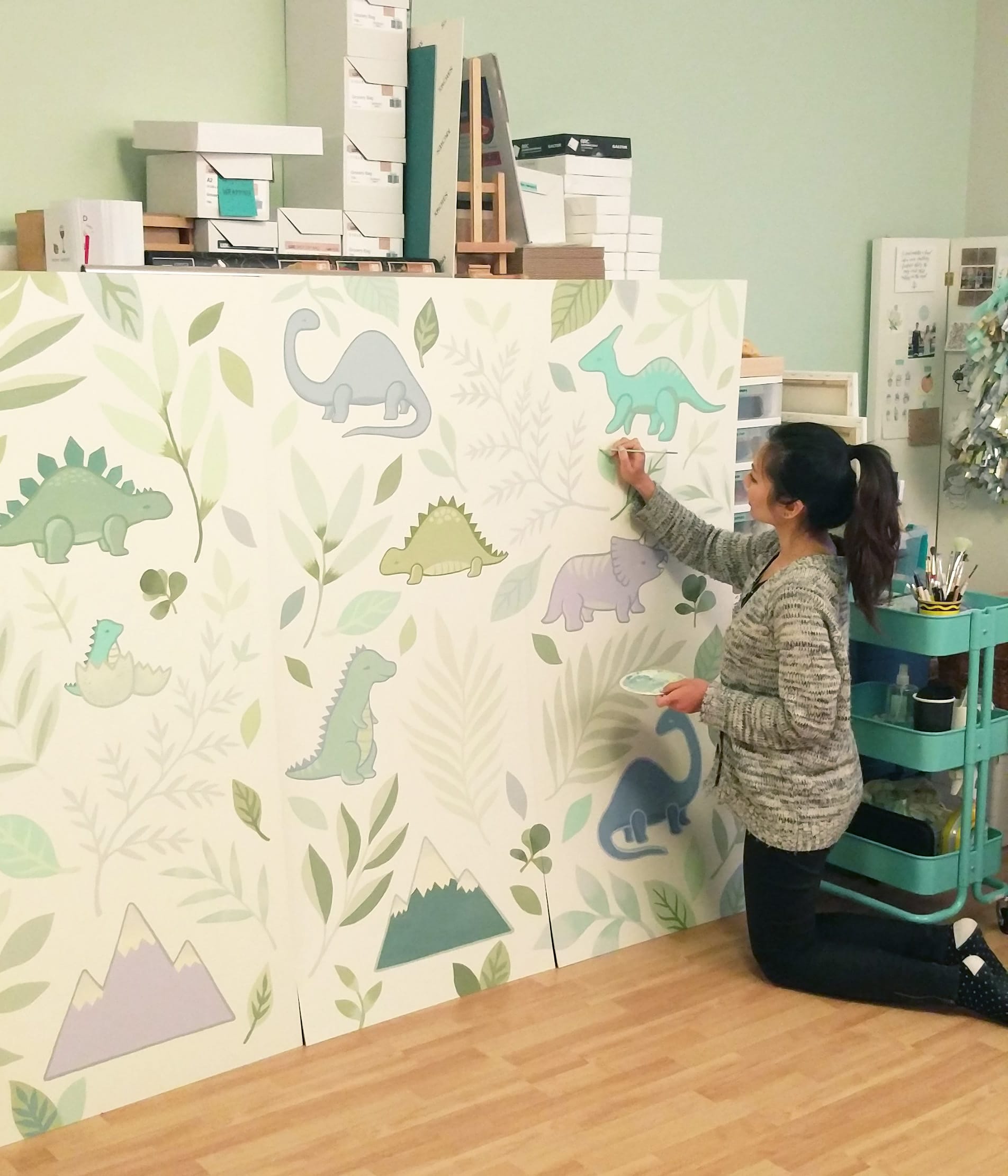 One of the murals I did for BC Children’s Hospital