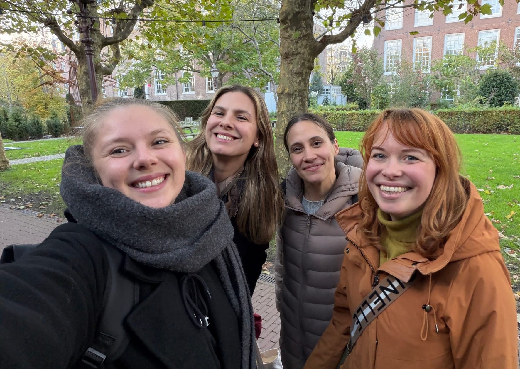 The Lake Coloring team with artist Iris van den Akker, one of the featured artists in the Lake Coloring app.