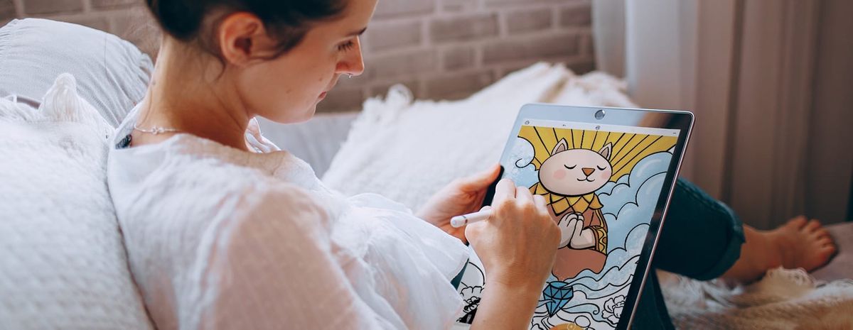 Breathe in, color out.