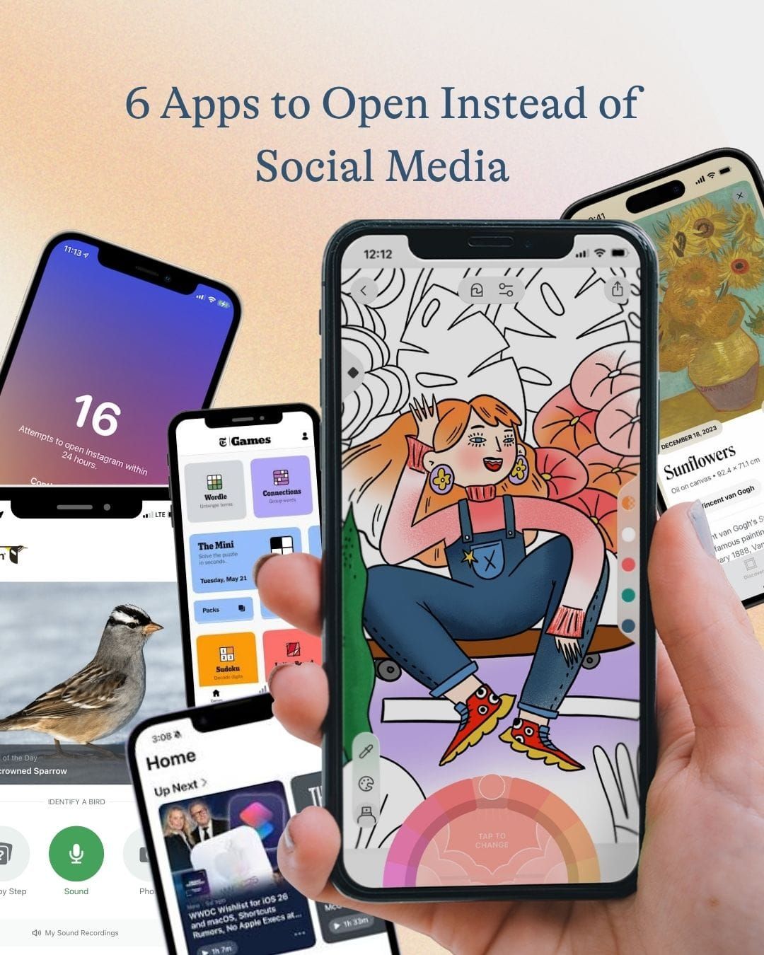 6 Apps to Open Instead of Social Media