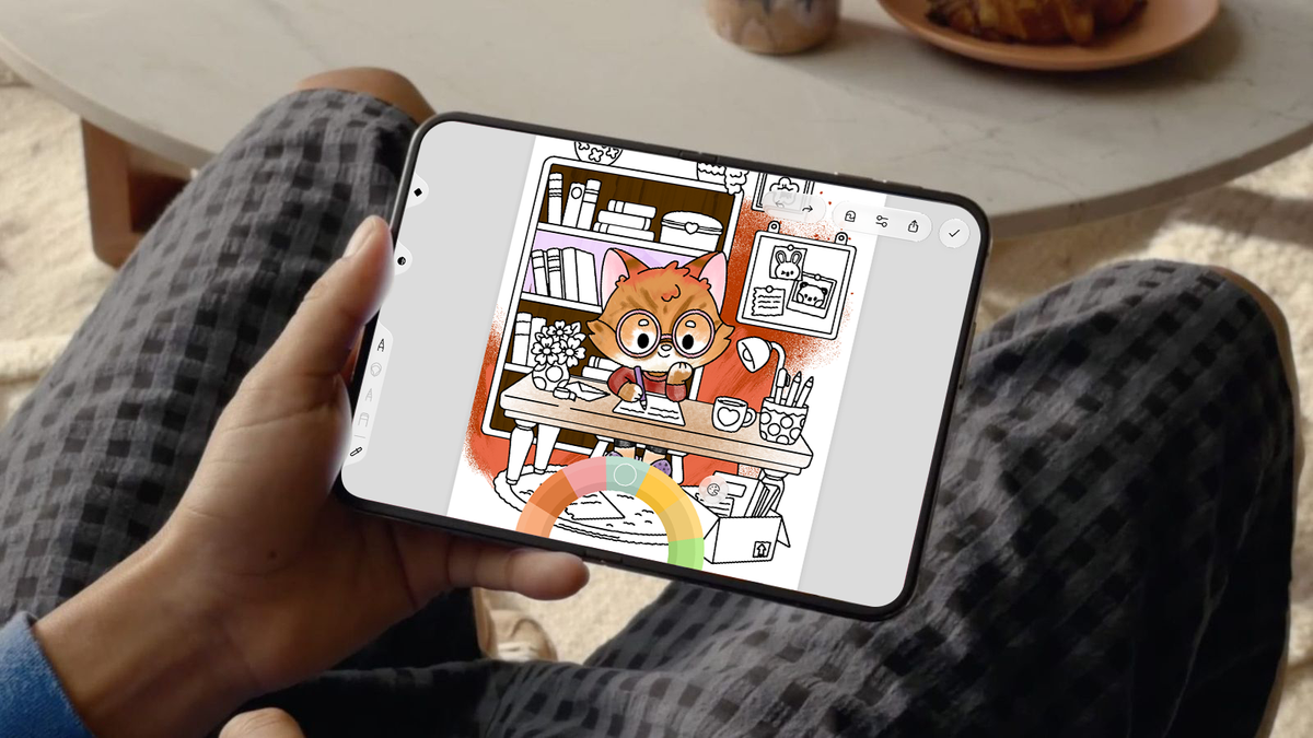 Lake is the first coloring app rebuilt for iPhone Duo