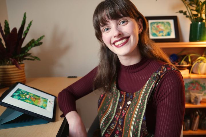 From sketch to color: How Sarah Holliday created Woodland Delights coloring book