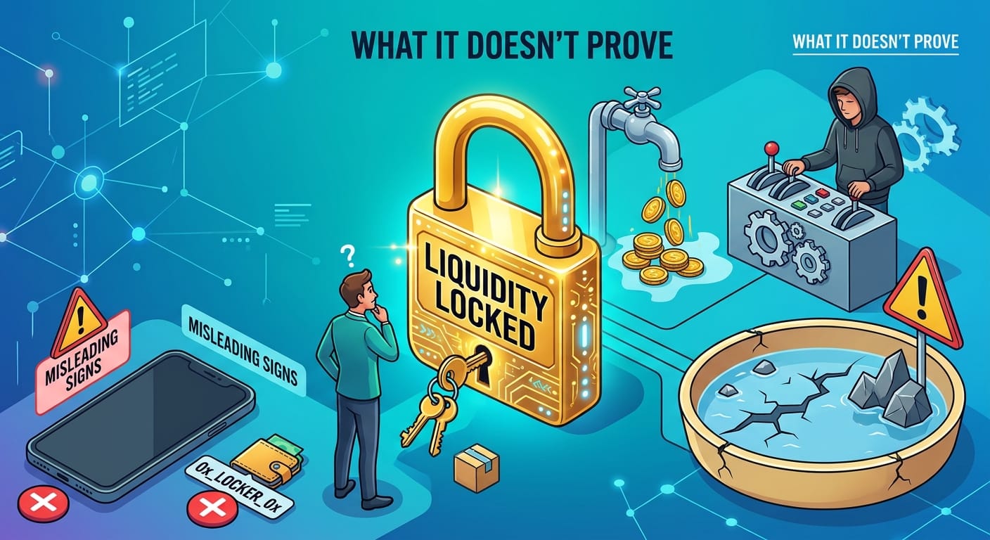 What a liquidity lock proves and what it does not prove