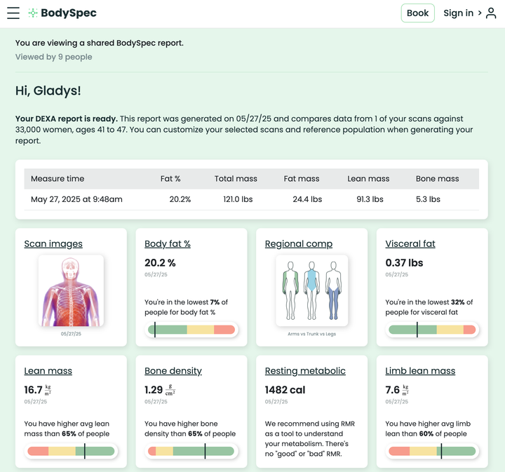Getting my first DEXA scan