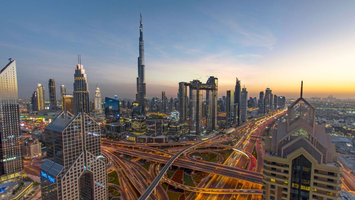 skyline view of Dubai 