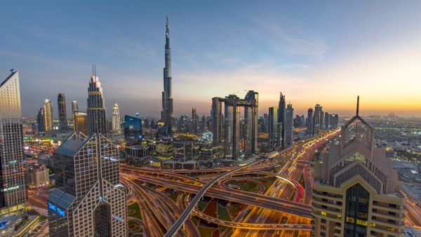 skyline view of Dubai 