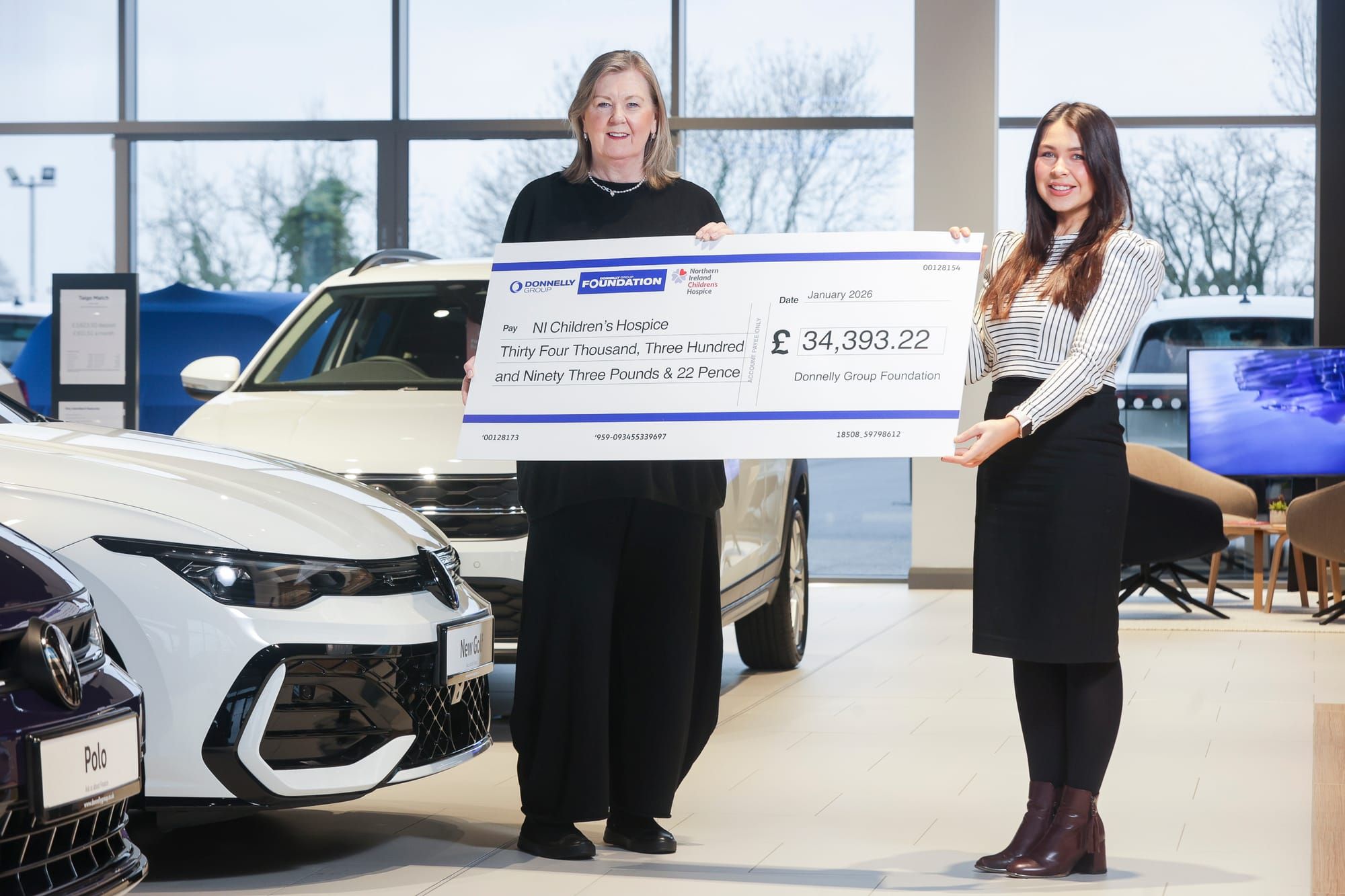 DONNELLY GROUP’S CHARITY PARTNERSHIP RAISES RECORD-BREAKING £34,393 FOR NI CHILDREN’S HOSPICE