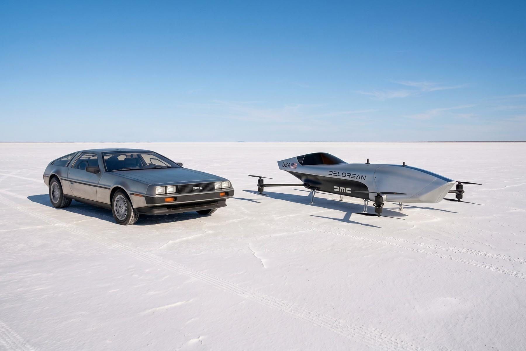 DeLorean Takes Flight in the World’s First Flying Car Racing Series