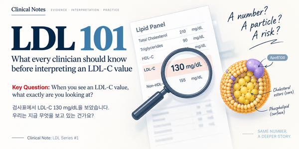 LDL101: LDL-C 숫자 너머의 이야기