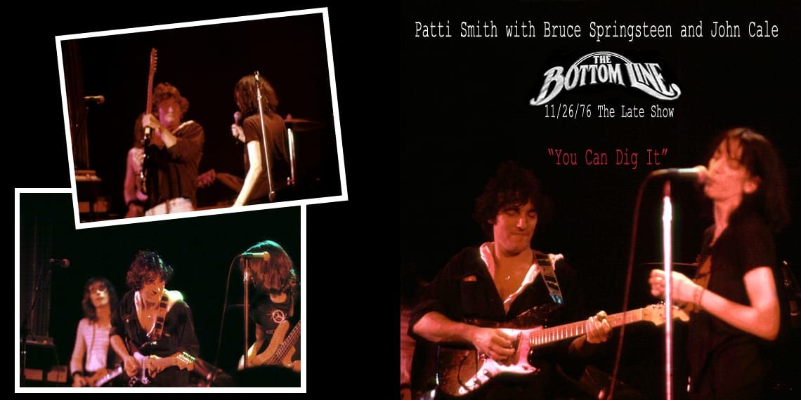 "The Case of Bruce Springsteen," Bruce + Patti Smith at the Bottom Line, NYC, November 26, 1976