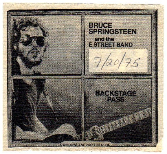 Bruce Springsteen & the E Street Band, Palace Theatre, Providence, RI, July 20, 1975