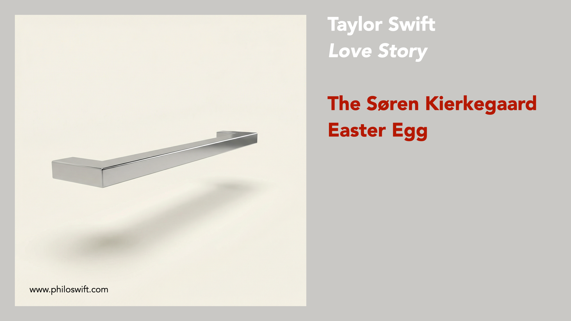 Love Story - Kierkegaard meets Taylor Swift