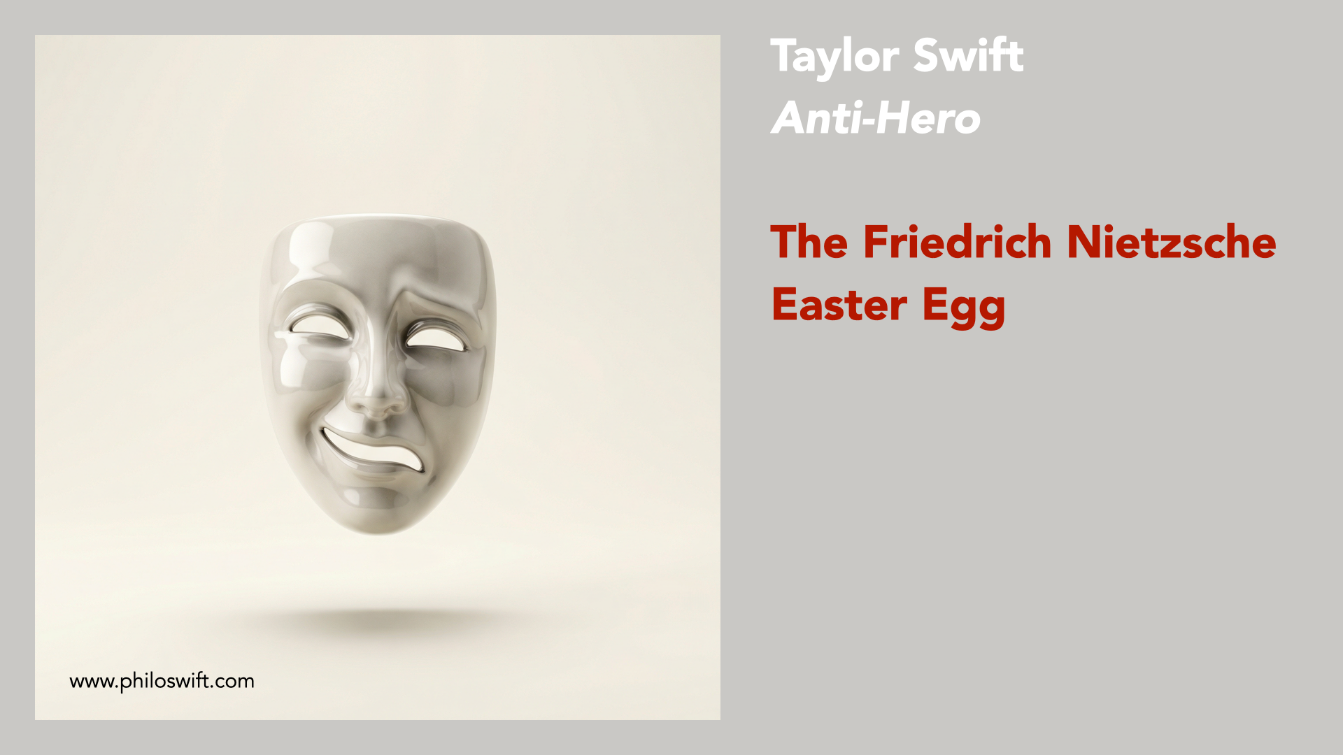 Anti-Hero - Nietzsche meets Taylor Swift