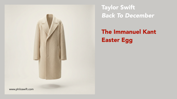 Back To December - Kant meets Taylor Swift