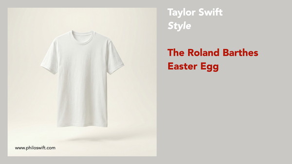 Style - Barthes meets Taylor Swift