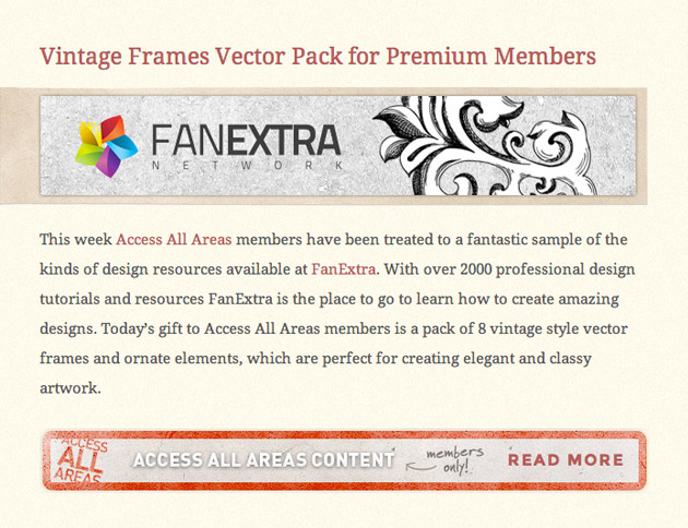 Chris Spooner's 'Access All Areas' membership