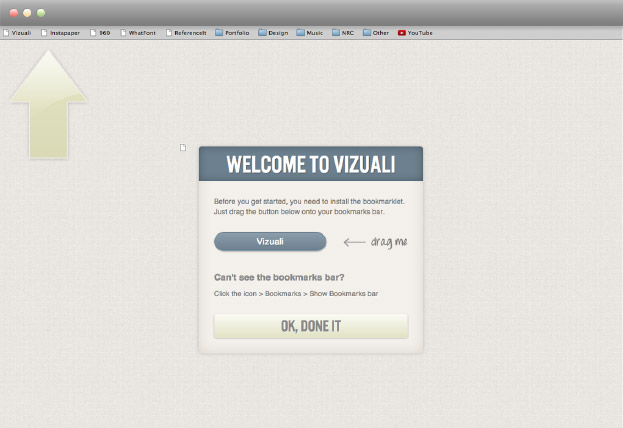 Vizuali onboarding Version 2, screen 1
