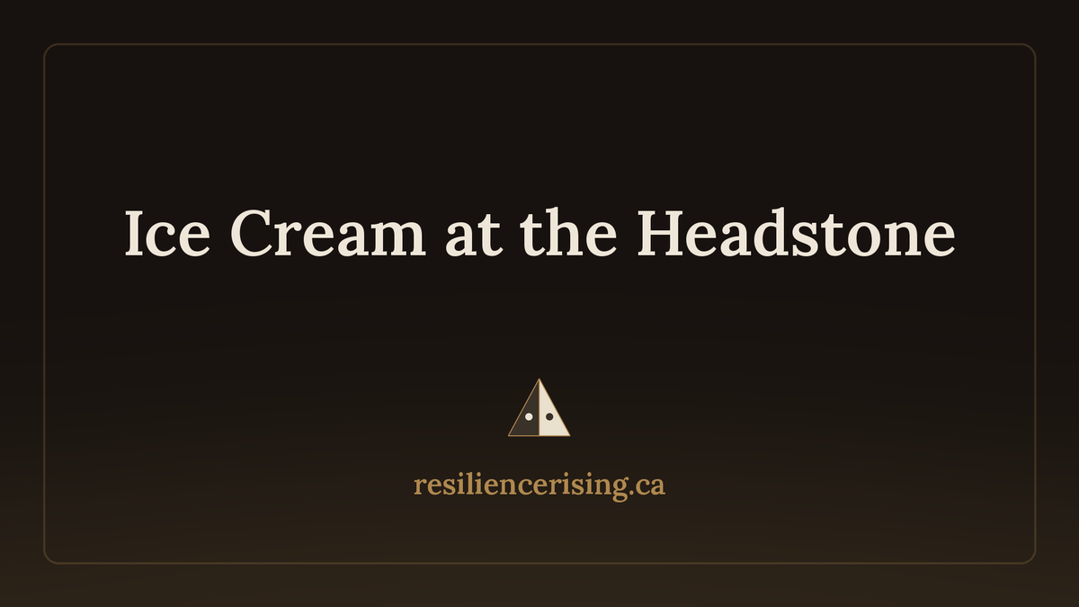 Ice Cream at the Headstone