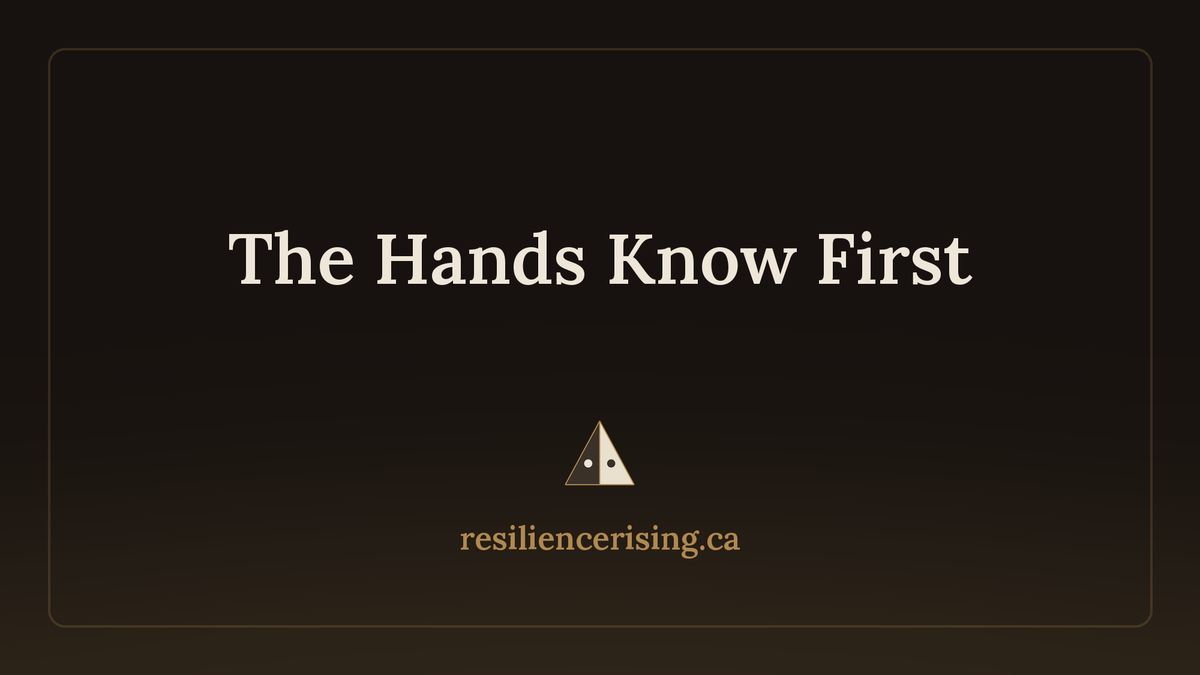 The Hands Know First