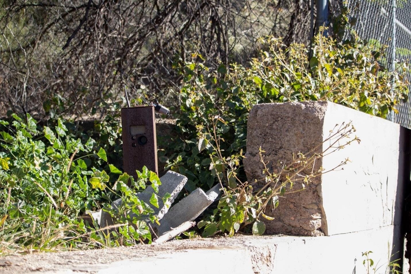 A broken concrete blocks and a concrete block

AI-generated content may be incorrect.