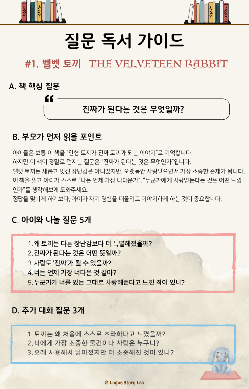 밸뱃 토끼 질문 독서 가이드