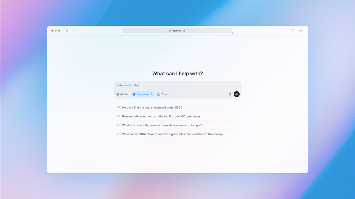 ChatGPT's deep research might be the first good agent