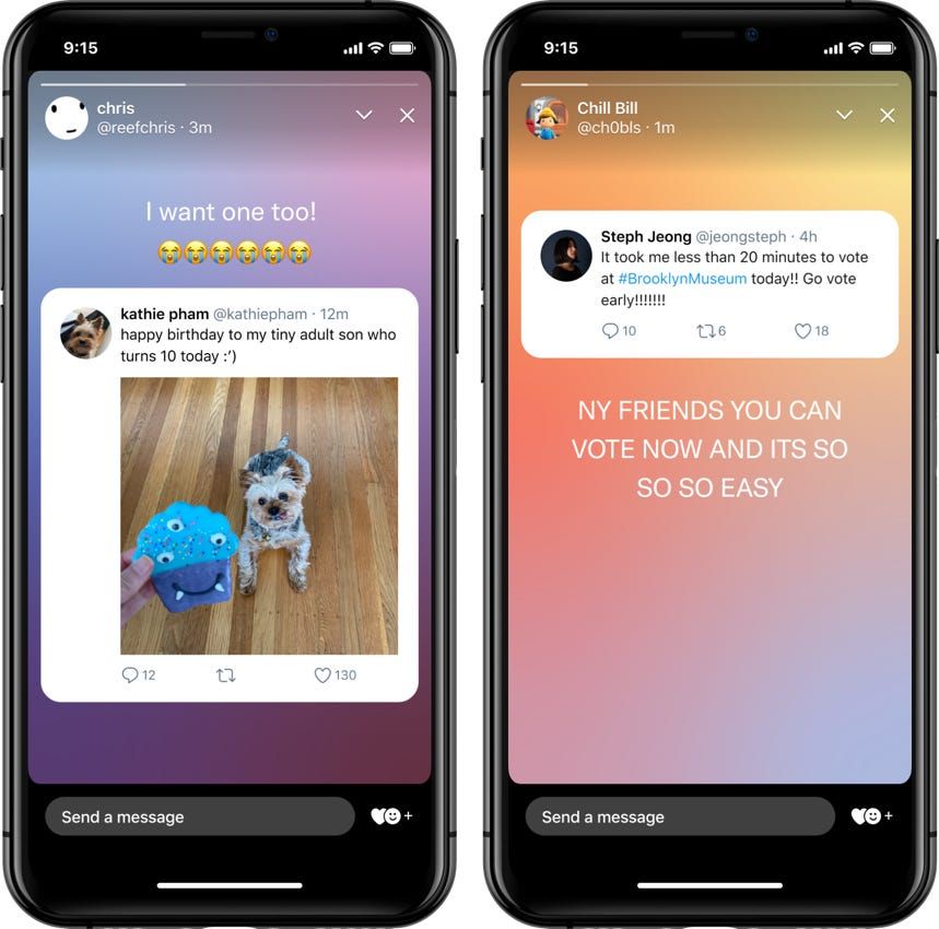 Twitter adds fleets to its story