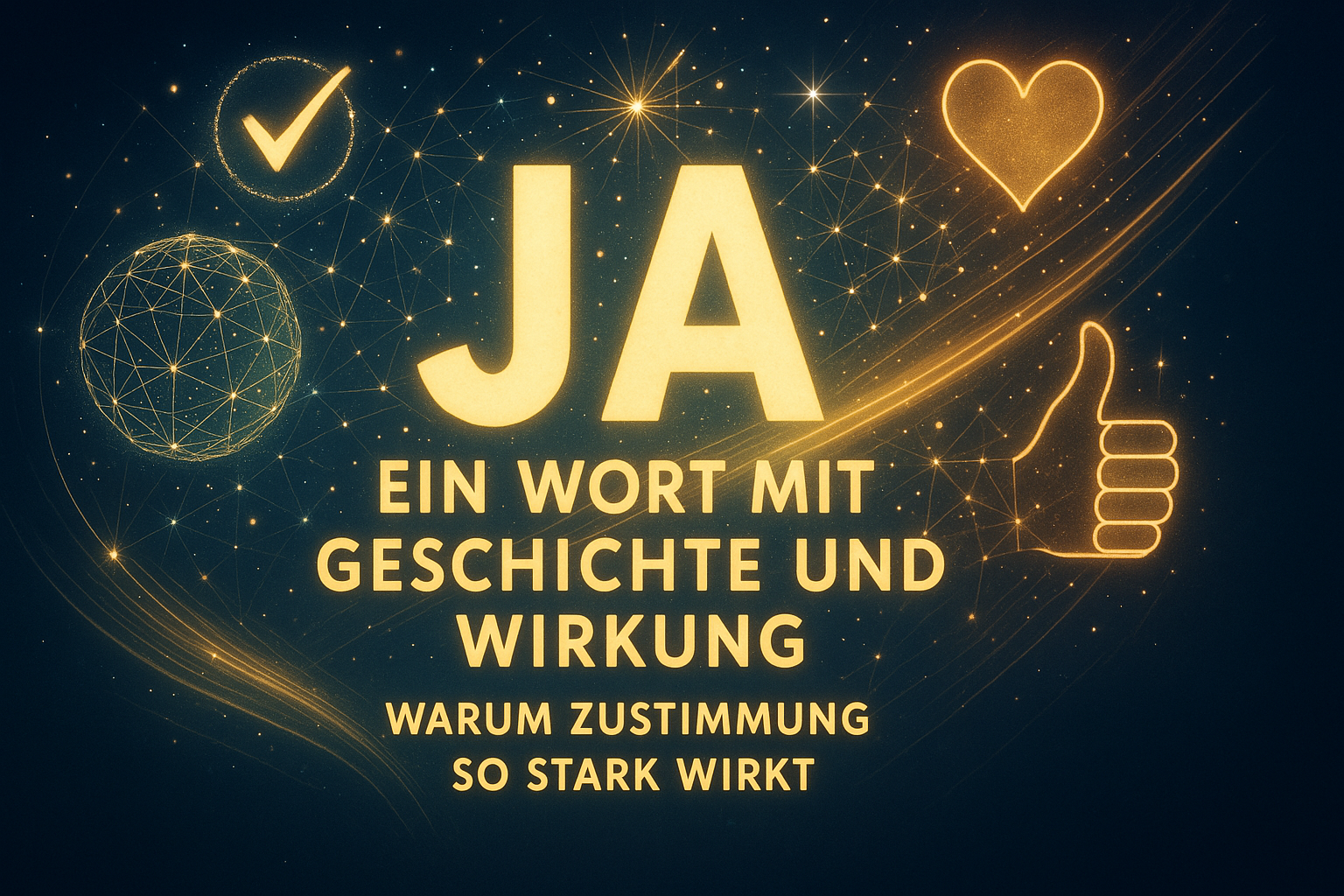 “Ja” – Ein Wort mit Geschichte und Wirkung
