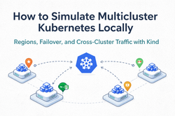 How to Simulate Multicluster Kubernetes Locally: Regions, Failover, and Cross-Cluster Traffic with Kind.