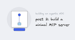 The MCP vertical link from an agent down to a tool server