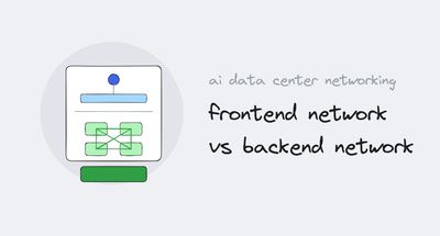 frontend network vs backend network in ai data centers