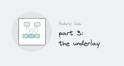 Fabric lab series, part 3: the underlay