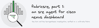FabricSRE part 1: an SRE agent for Cisco Nexus Dashboard, the twin and the ten-hypothesis investigation