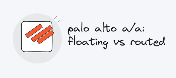 palo alto floating vs routed banner