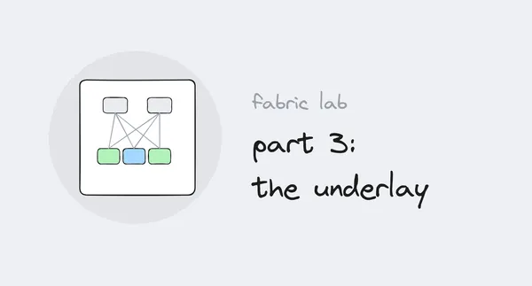 Fabric lab series, part 3: the underlay
