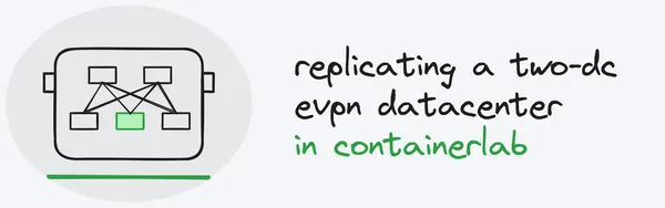 replicating a two-dc evpn datacenter in containerlab