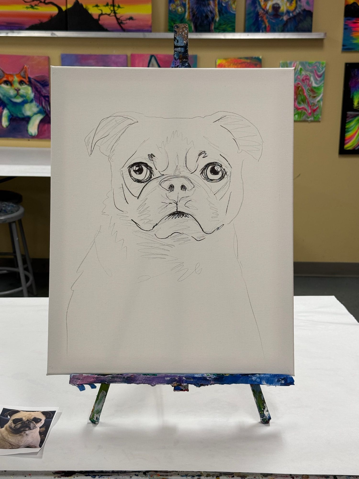 Painting Jeanie