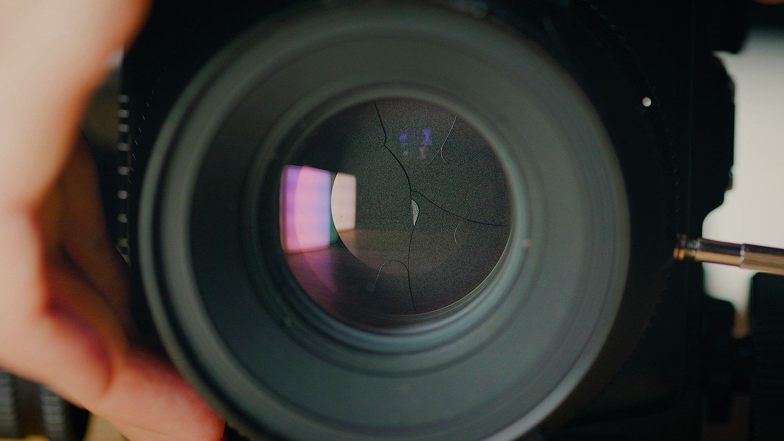 Leaf shutter closed on the Mamiya RZ67