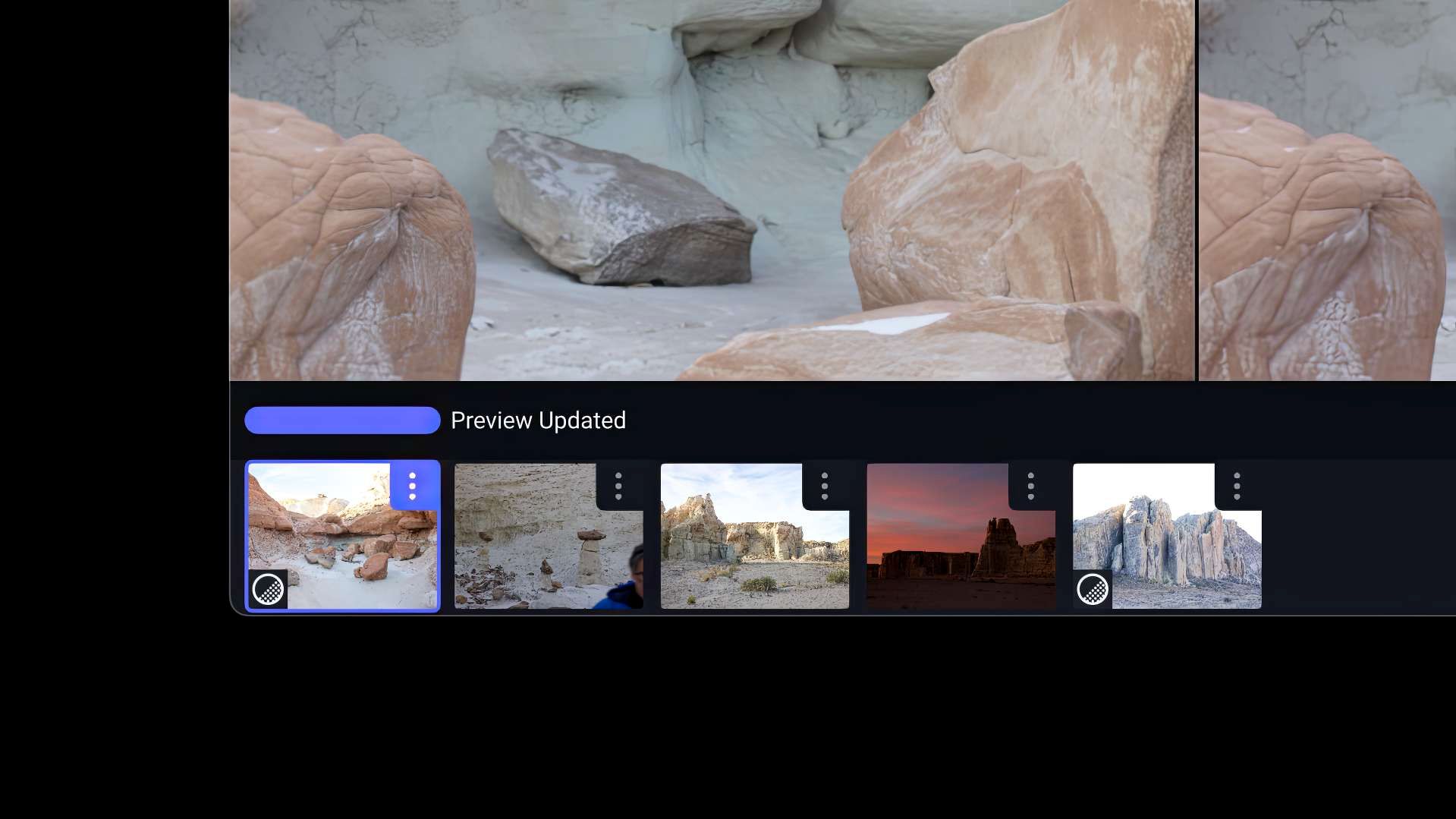 Image editing queue in Topaz Labs Photo AI