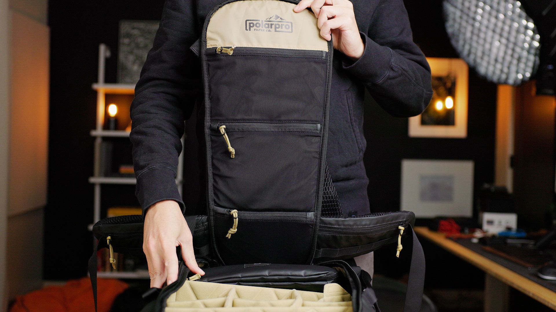 Boreal back flap opened