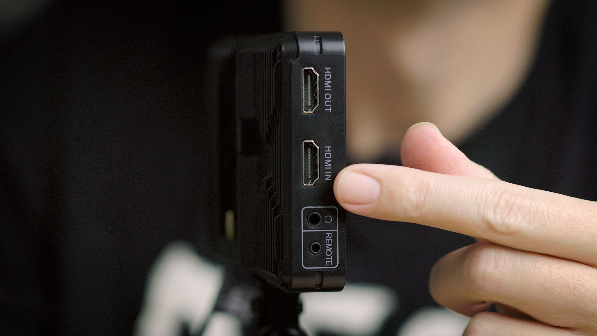 HDMI in and out ports on the GM6S