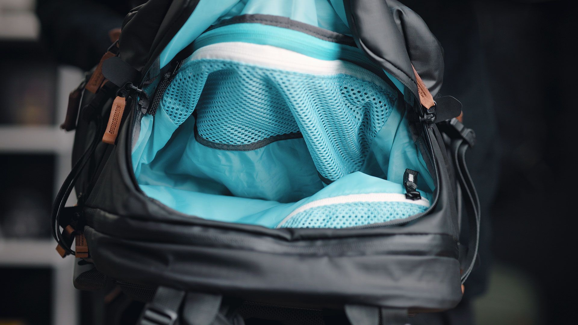 Top compartment on the Shimoda Explore v2