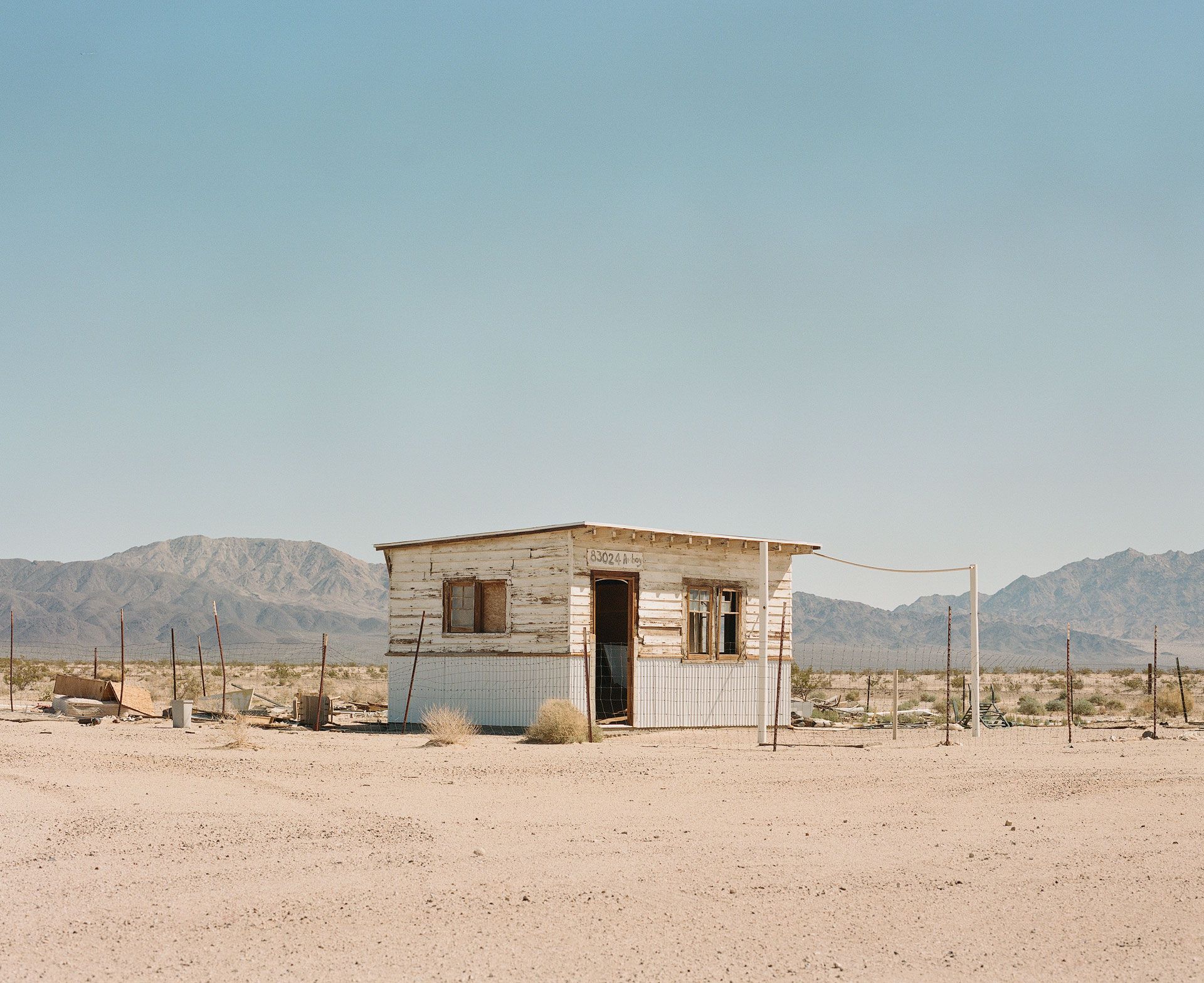 Homesteader cabin in Wonder Valley, California