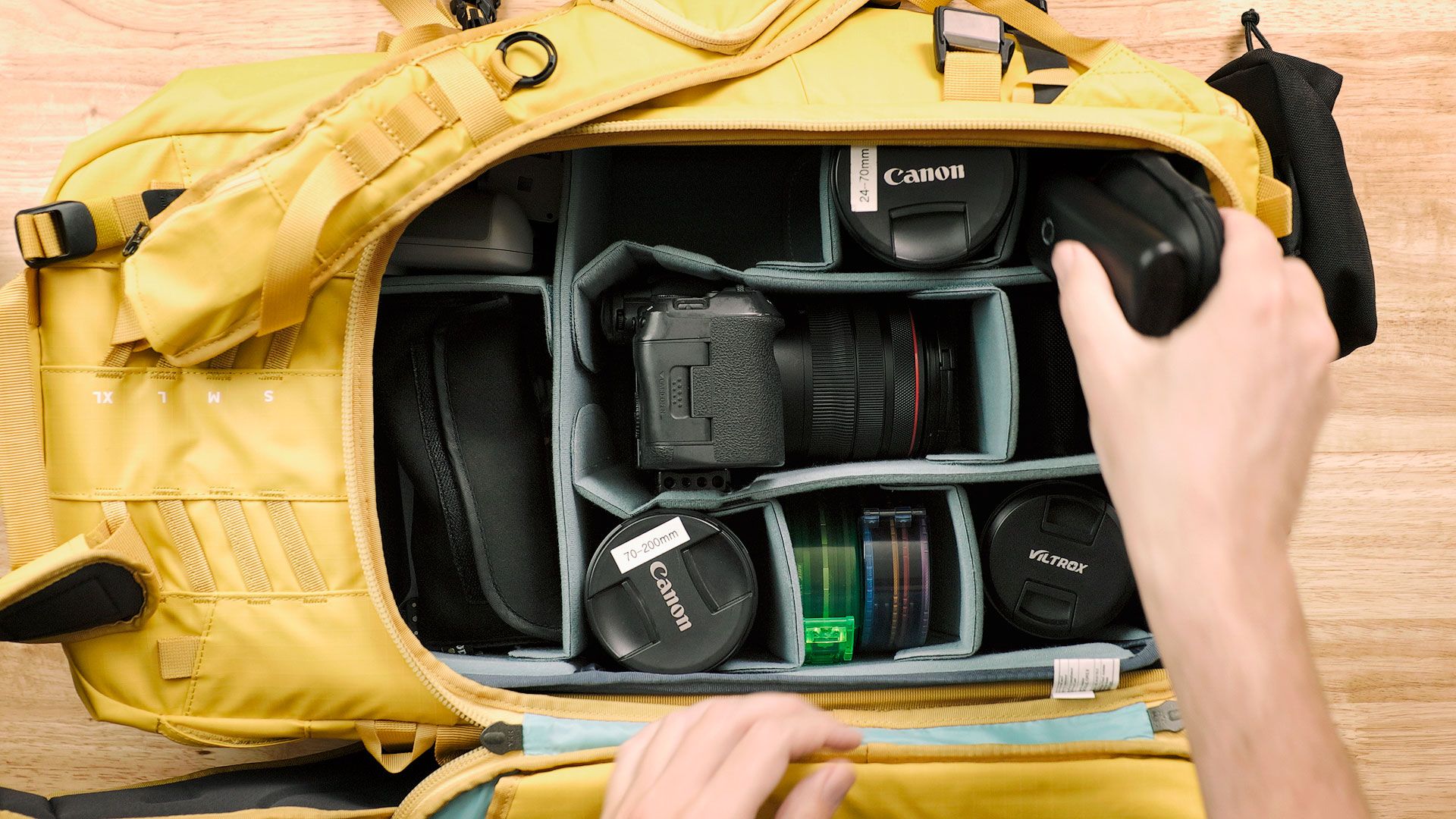 Large core unit with gear inside the Shimoda Action X V2