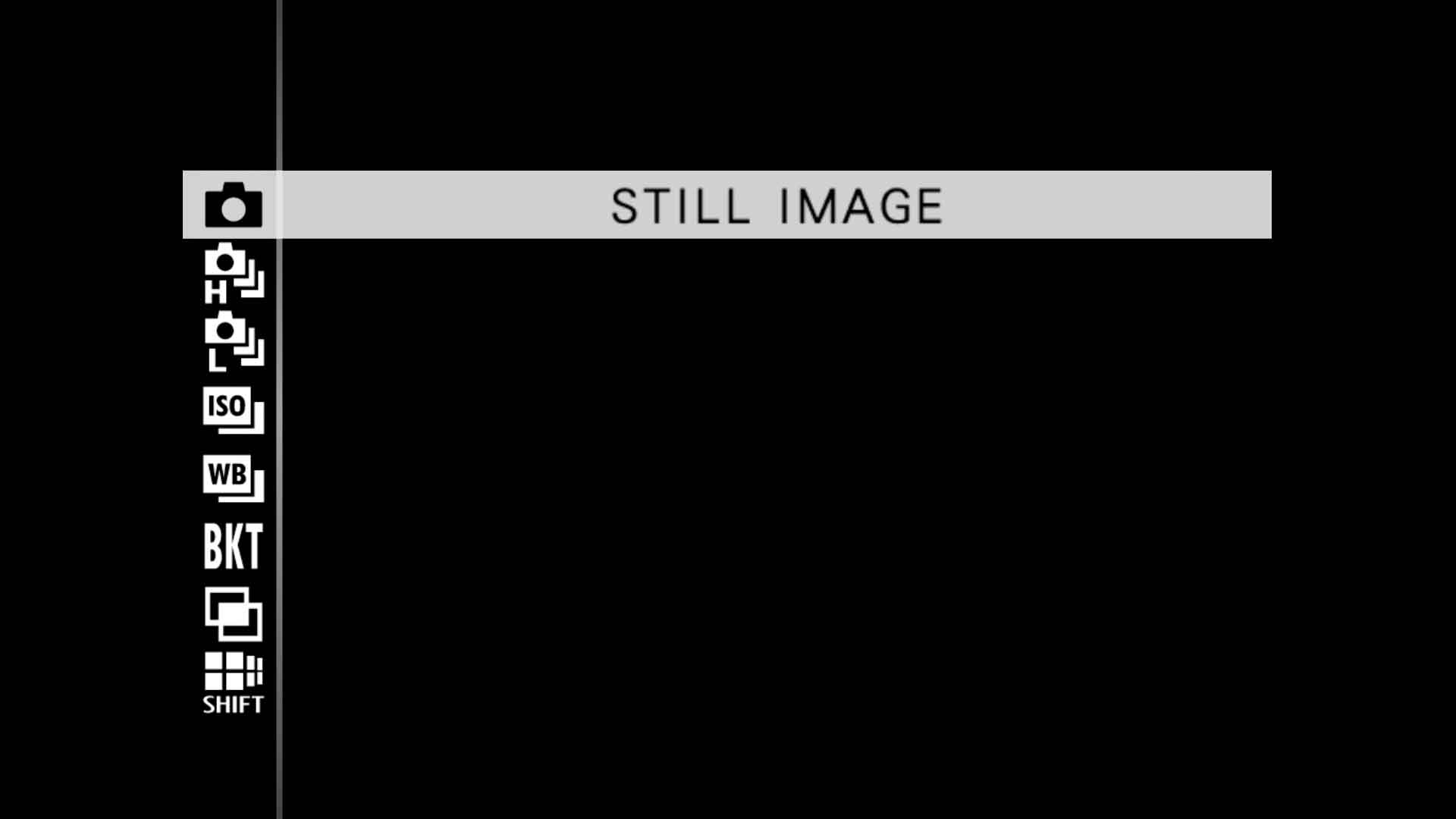 Selecting Single Image Drive Mode on the GFX 100s