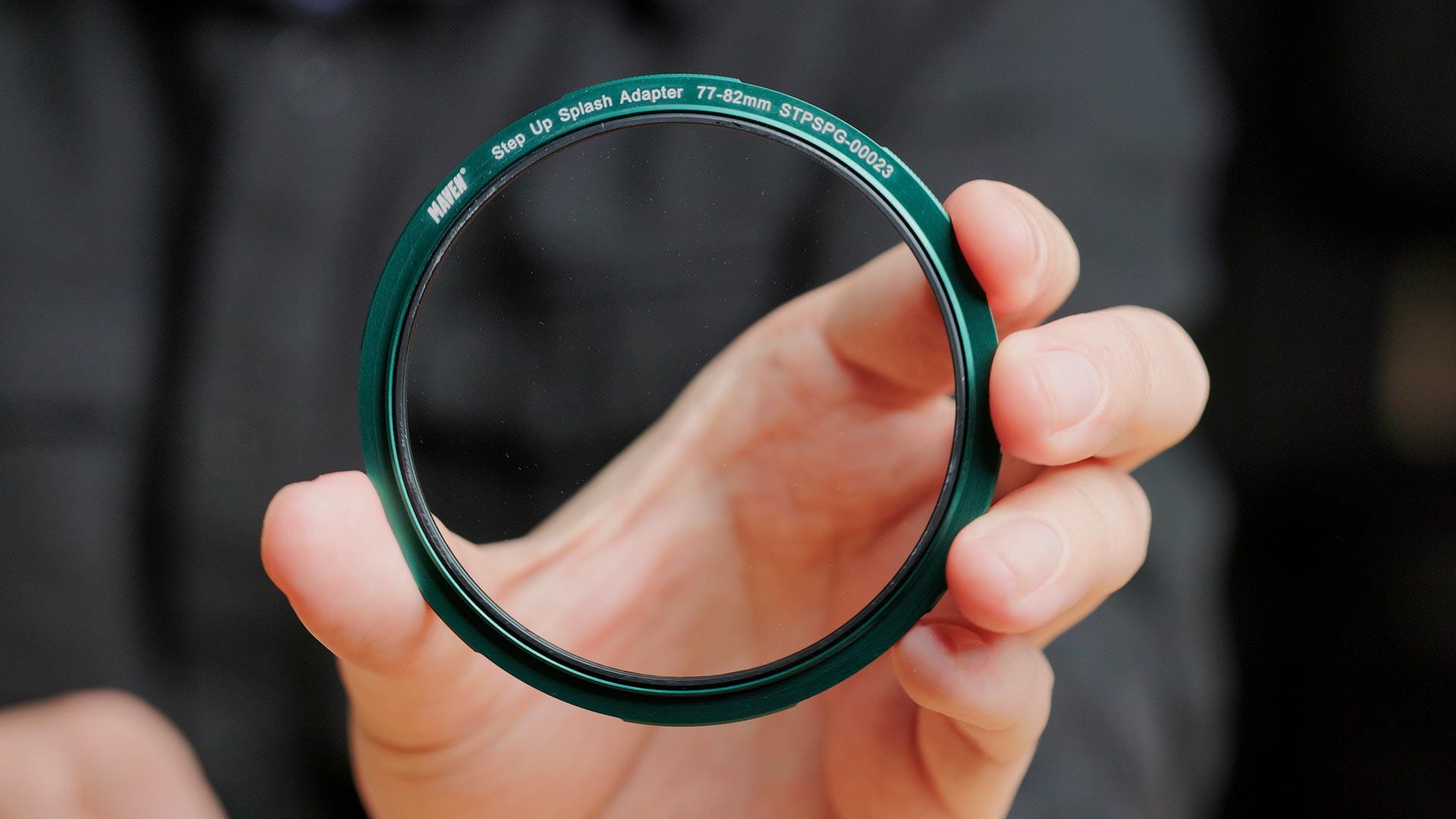 Maven 77-82mm step up adapter ring with inner Splash filter